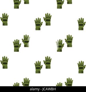 Pair of paintball gloves pattern flat Stock Vector