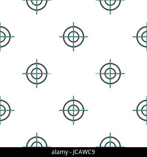 Crosshair pattern flat Stock Vector