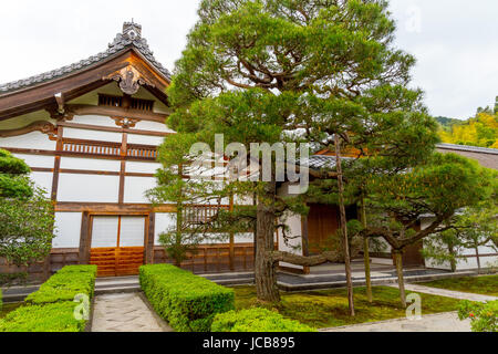 Ginkaku-ji or Jisho-ji temple in Kyoto, Japan. Stock Photo