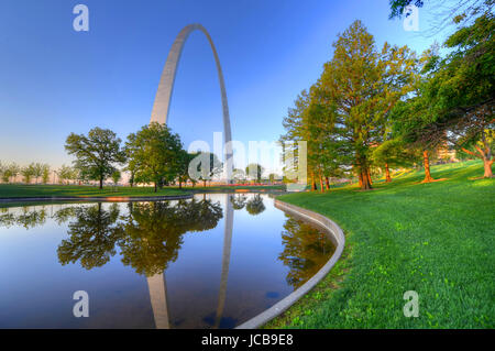 The Gateway Arch in St. Louis, Missouri. Stock Photo