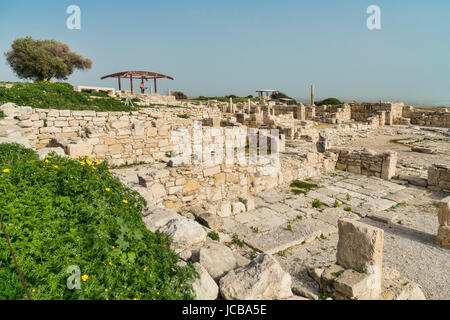 Kourion archaeological site, near Limassol Lemesos Southern Cyprus Stock Photo