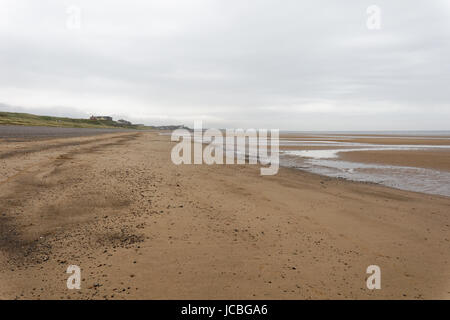 The beach at Seascale, Cumbria Stock Photo