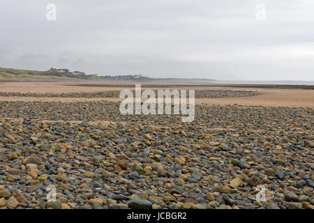 The beach at Seascale, Cumbria Stock Photo