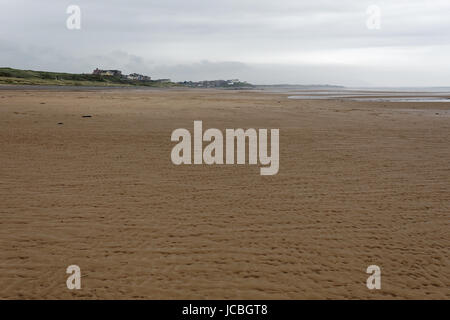 The beach at Seascale, Cumbria Stock Photo