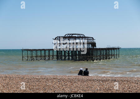 The West Pier, Brighton, United Kingdom Stock Photo