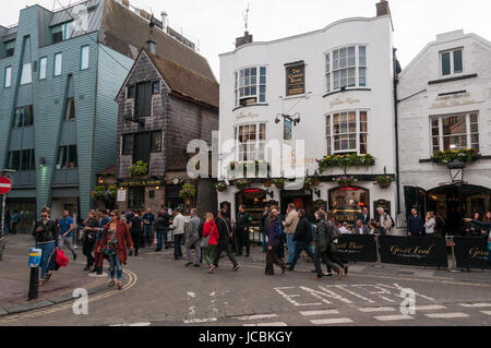 The Cricketers Pub, Brighton, United Kingdom Stock Photo