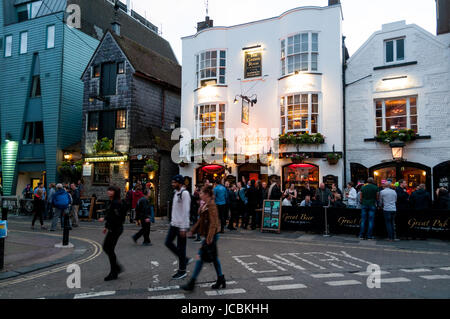 The Cricketers Pub, Brighton, United Kingdom Stock Photo