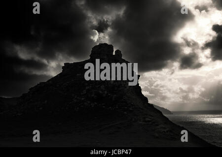 Valley of the Rocks, Devon Stock Photo