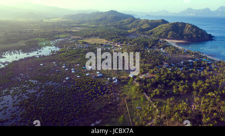 Photos landscape of the Philippine Islands aerial view Stock Photo