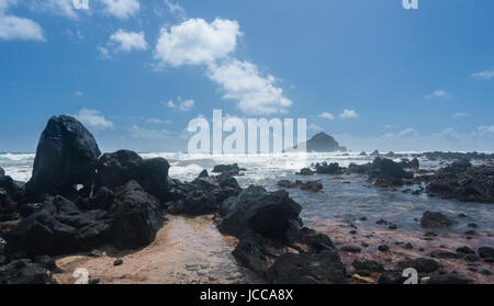 Koki Beach near Hana on Hawaiian island of Maui Stock Photo