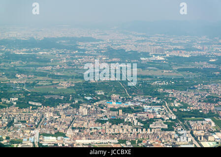 Aerial view of Guangzhou, Guangdong Province, China Stock Photo