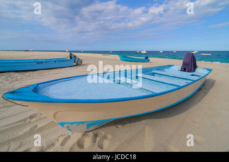 Boats at  LOS BARRILES, Baja California Sur. MEXICO Stock Photo
