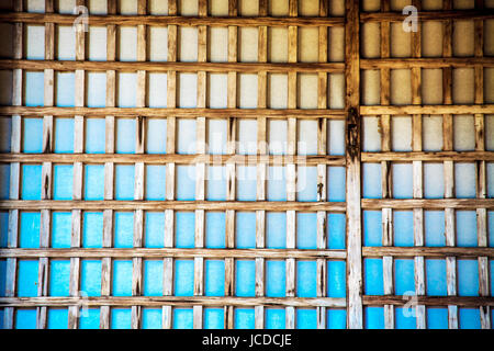 Texture Of Japanese Sliding Paper Door Shoji Stock Photo