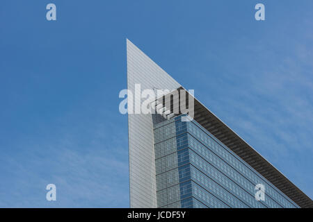 Wolkenkratzer im Frankfurter Bankenviertel Stock Photo