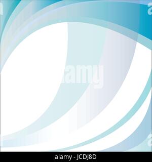 Abstract blue lines wave pattern background. Vector image Stock Vector