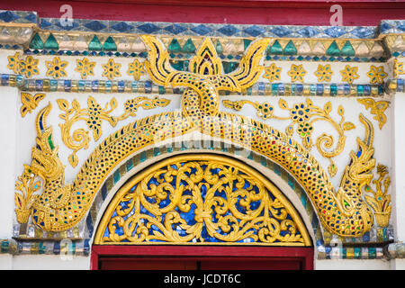 Stucco window temple Stock Photo