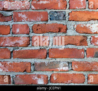Brickwall texture in orange and grey Stock Photo