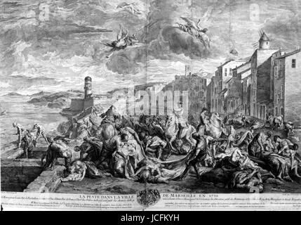 1720. The Great Plague In Marseilles. Close-up Stock Photo - Alamy