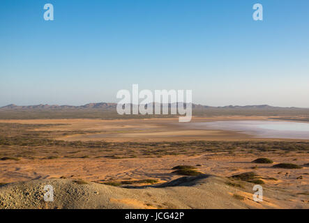 Colombia, wild coastal desert of Penisula la Guajira near the Cabo de la Vela resort, Colombia 2014. Stock Photo