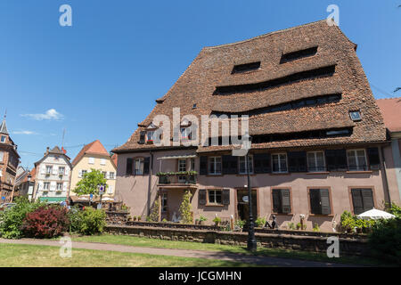 Wissembourg Town Center Stock Photo