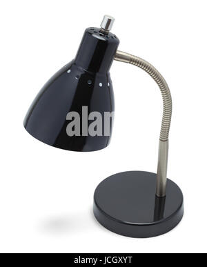 Office Desk Lamp Isolated on White Background. Stock Photo