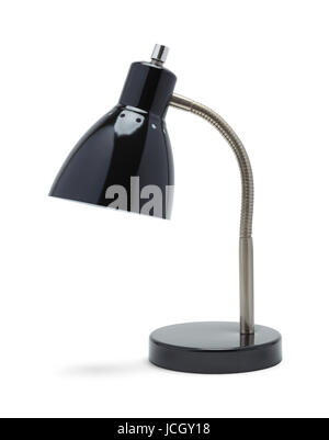 Office Desk Lamp Isolated on White Background. Stock Photo