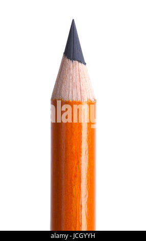 Charcoal Pencil Top Isolated on White Background. Stock Photo