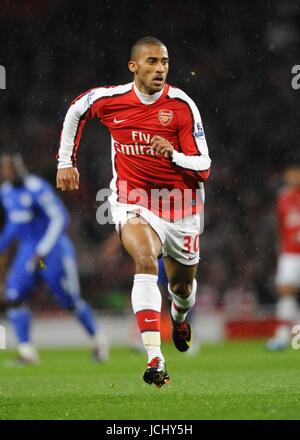 ARMAND TRAORE ARSENAL FC ARSENAL V CHELSEA EMIRATES STADIUM, LONDON, ENGLAND 29 November 2009 GAB5156   ARSENAL V CHELSEA     WARNING! This Photograph May Only Be Used For Newspaper And/Or Magazine Editorial Purposes. May Not Be Used For Publications Involving 1 player, 1 Club Or 1 Competition  Without Written Authorisation From Football DataCo Ltd. For Any Queries, Please Contact Football DataCo Ltd on +44 (0) 207 864 9121 Stock Photo