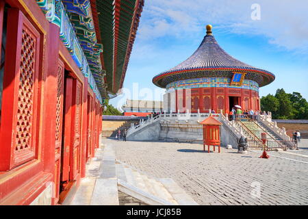 Temple of Heaven (Tian Tan), UNESCO, Beijing, China Stock Photo