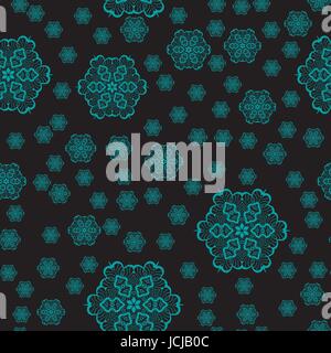 Snowflakes Seamless Stock Vector