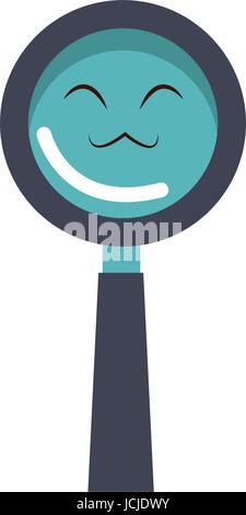 kawaii clock alarm time cartoon angry Stock Vector