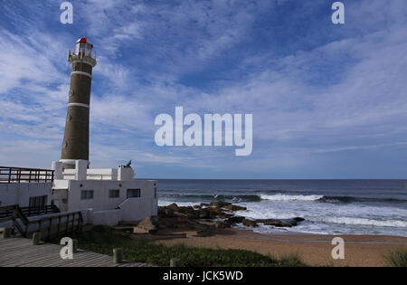 Lighthouse in Jose Ignacio near Punta del Este, Atlantic Coast, Uruguay Stock Photo