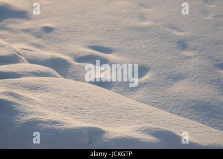 Winter Snow Background With Artificial Snowflakes Stock Photo