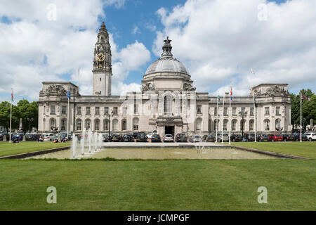 Cardiff City Hall, Cardiff, Wales Stock Photo