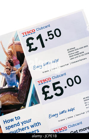 Tesco Clubcard Vouchers Stock Photo - Alamy