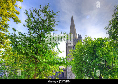 St. Patrick's Cathedral in Dublin, Ireland Stock Photo
