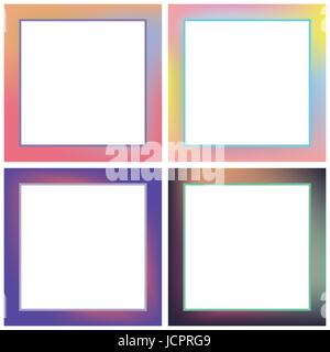 Vector icon set for neon frames Stock Vector Image & Art - Alamy
