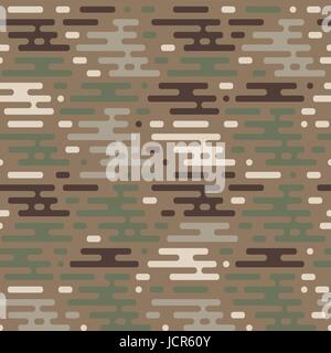 Vector seamless military pattern Stock Vector