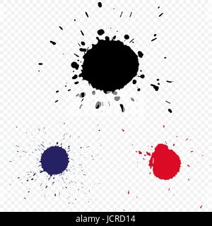 Blot on a transparent background Stock Vector