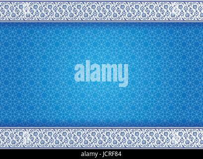 Islamic blue background Stock Vector Image & Art - Alamy