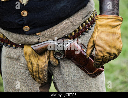 Cowboy gunslinger Stock Photo