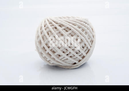 Thread spool isolated on white. Stock Photo