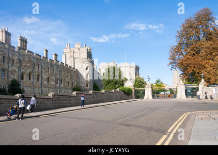 Entrance to Windsor Castle, Berkshire, England, United Kingdom Stock Photo