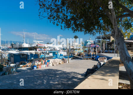 Latchi, harbour,  marina, near Polis, west Coast, Cyprus Stock Photo