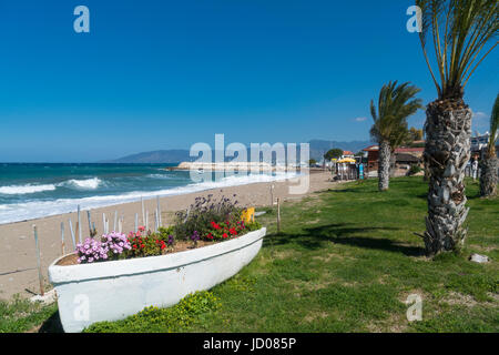 Latchi, beach and seafront,  near Polis, west Coast, Cyprus Stock Photo