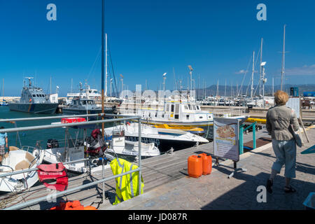 Latchi, harbour,  marina, near Polis, west Coast, Cyprus Stock Photo