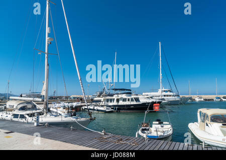 Latchi, harbour,  marina, near Polis, west Coast, Cyprus Stock Photo