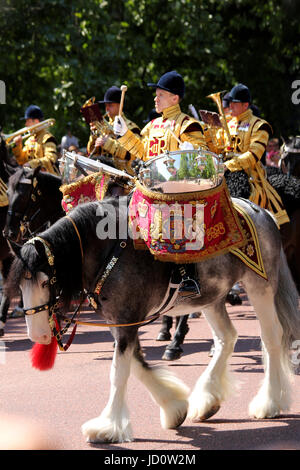 The Mounted Band of The Household Cavalry Stock Photo