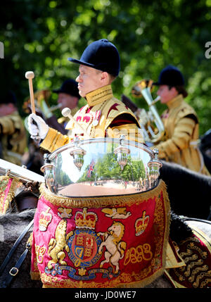 The Mounted Band of The Household Cavalry Stock Photo