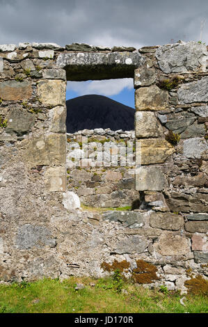 The ruins of Cill Chriosd (Christ's Church or 'Kilchrist'), Strath, Skye, Scotland. Stock Photo